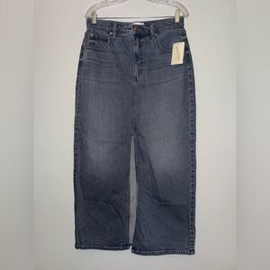 NWT UNIVERSAL THREAD Women's Ultra-High Rise Denim Maxi Skirt sz 10✨